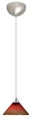 The Kona mini pendant delivers clean, modern style in a compact 5.5-inch profile. Its satin nickel finish and glass shade create versatile appeal for kitchens, baths, and hallways where space is at a premium.