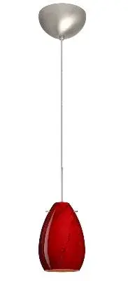 Pera One-Light Pendant in Satin Nickel