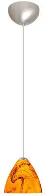 Mia One-Light Mini Pendant in Satin Nickel