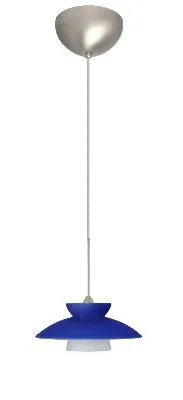 Trilo One-Light LED Pendant in Satin Nickel