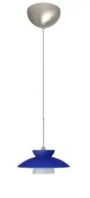 Trilo One-Light LED Pendant in Satin Nickel