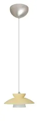 Trilo One-Light Pendant in Satin Nickel