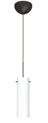The Copa pendant offers a refined contemporary aesthetic with its bronze finish and compact profile. The single LED light source provides efficient, focused illumination ideal for task lighting or accent applications.