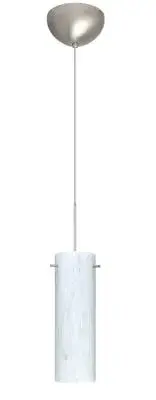 Copa One-Light Pendant in Satin Nickel