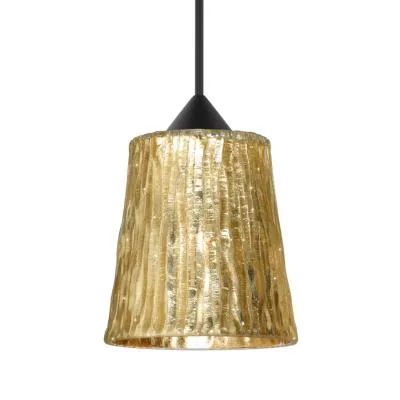 Nico 4 LED Pendant in Black
