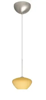 Peri One-Light LED Pendant in Satin Nickel