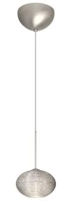 Lasso One-Light Pendant in Satin Nickel