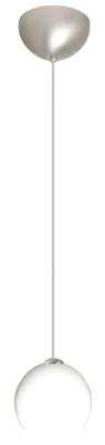 Palla One-Light Pendant in Satin Nickel