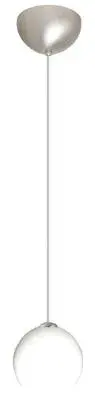 Palla One-Light Pendant in Satin Nickel