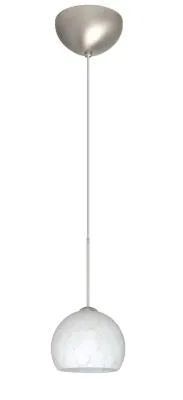 Palla One-Light Pendant in Satin Nickel