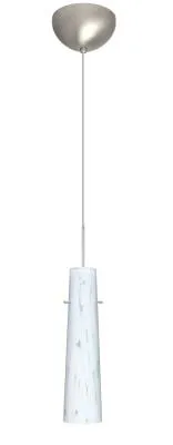 Camino One-Light Pendant in Satin Nickel