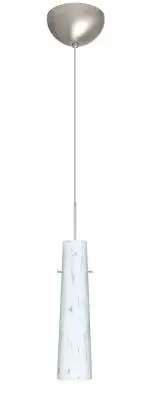 Camino One-Light Pendant in Satin Nickel