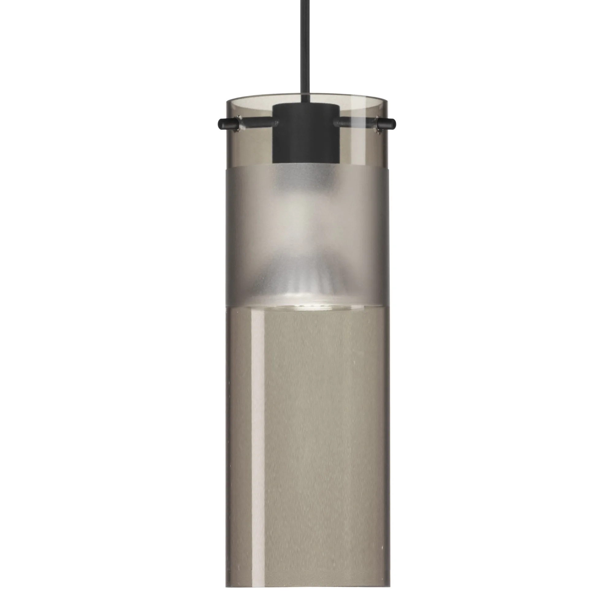 Scope 7" Mini Pendant - Smoke/Frost Glass
