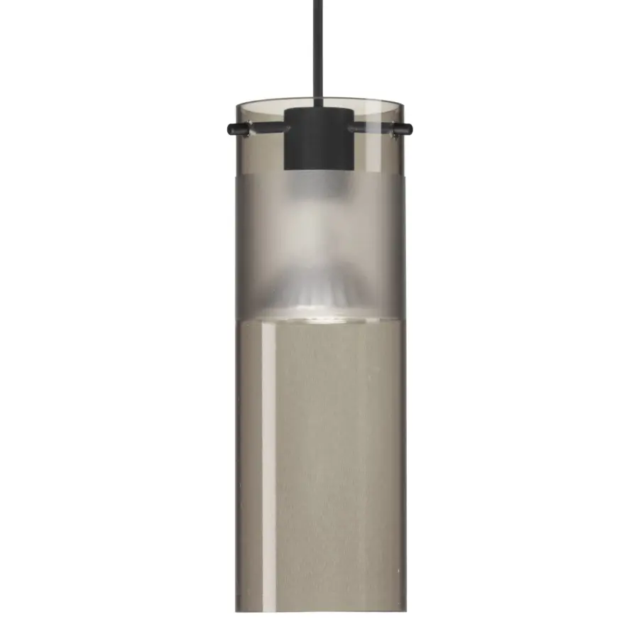 Scope 7" Mini Pendant - Smoke/Frost Glass