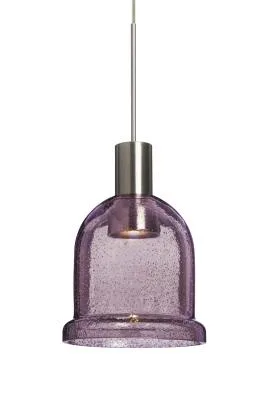 Kiba LED Mini Pendant in Satin Nickel
