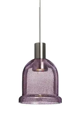 Kiba LED Mini Pendant in Satin Nickel