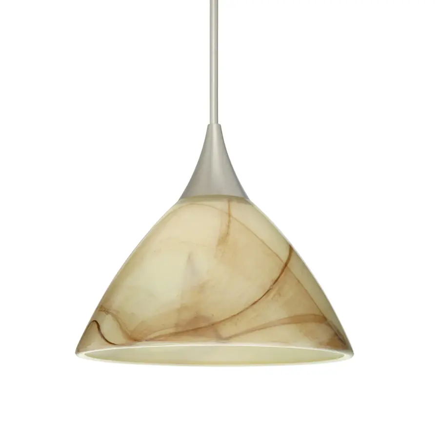 Domi Mini Pendant in Mocha Glass