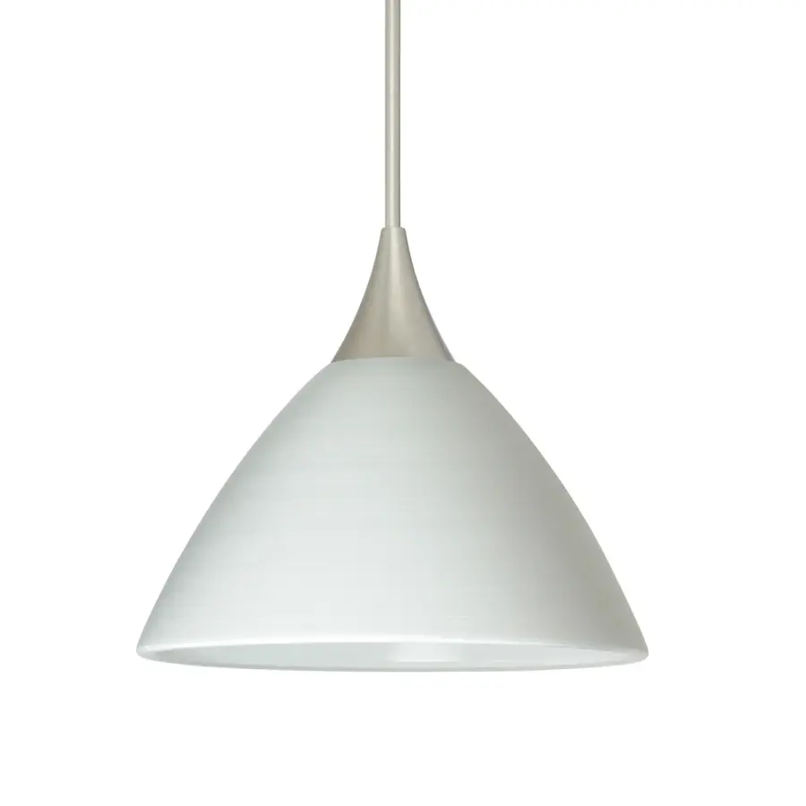 Domi Mini Pendant in Chalk Glass