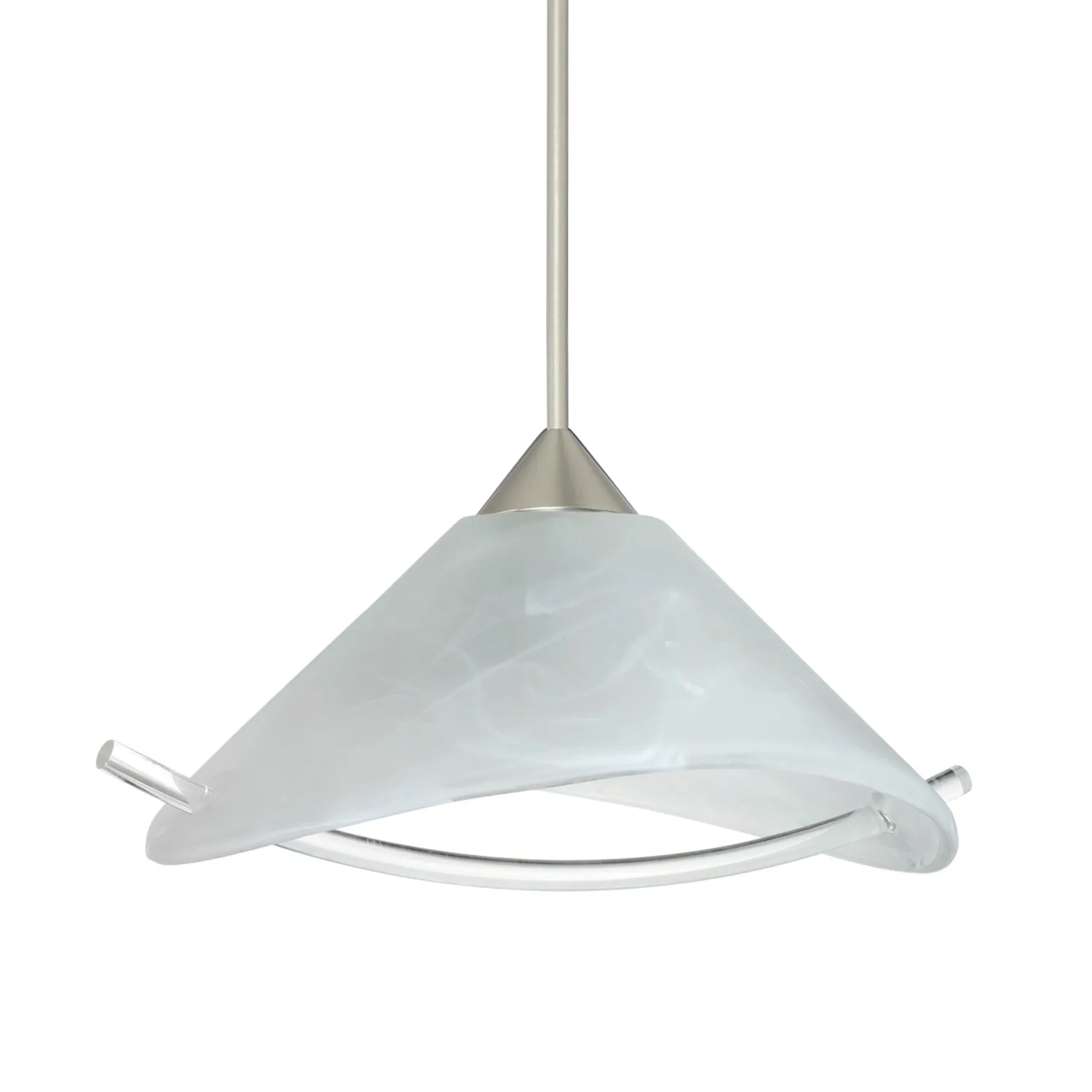 Hoppi Mini Pendant - Marble/Clear Glass