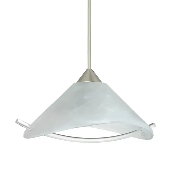 Hoppi Mini Pendant - Marble/Clear Glass