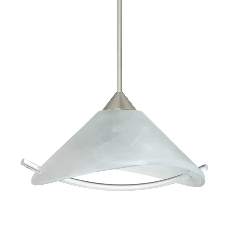 Hoppi Mini Pendant - Marble/Clear Glass