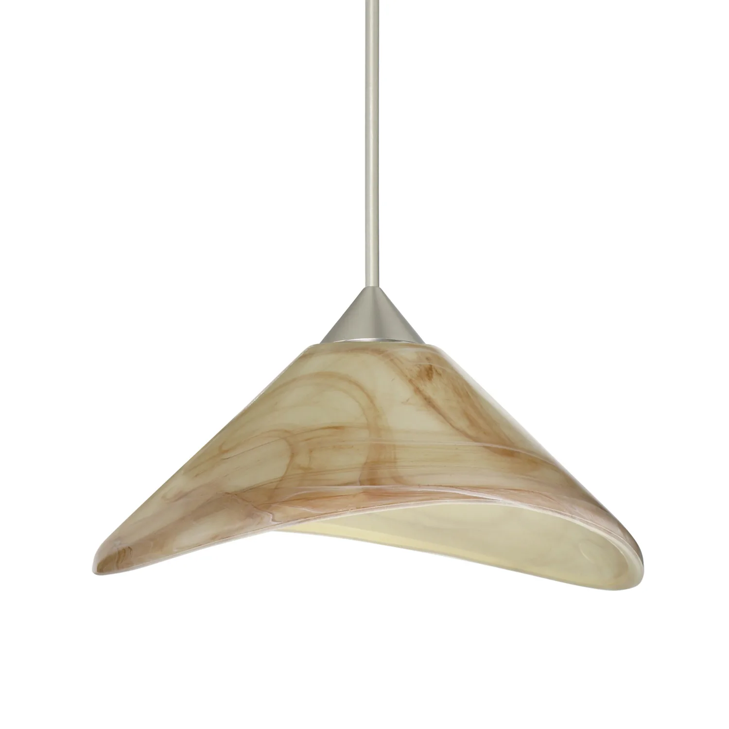 Hoppi Mini Pendant in Mocha Glass