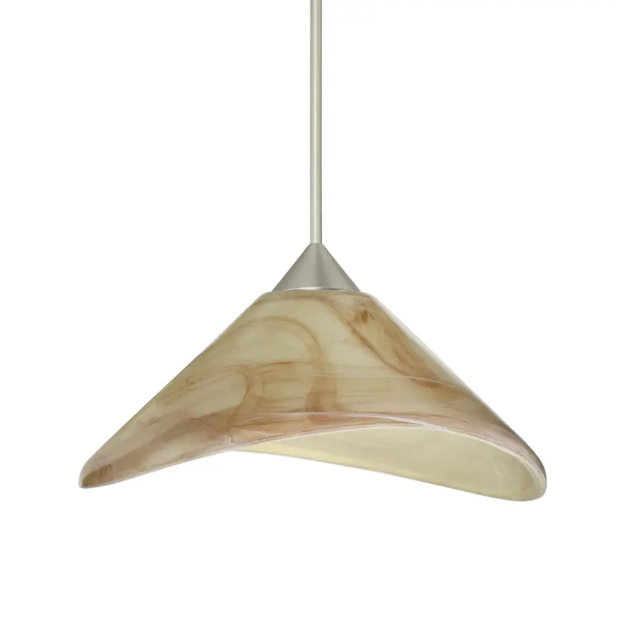 Hoppi Mini Pendant in Mocha Glass