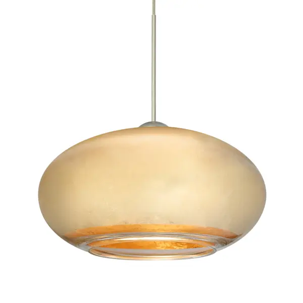 Brio 7 Gold Foil Mini Pendant