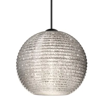 Kristall 6 LED Pendant in Black
