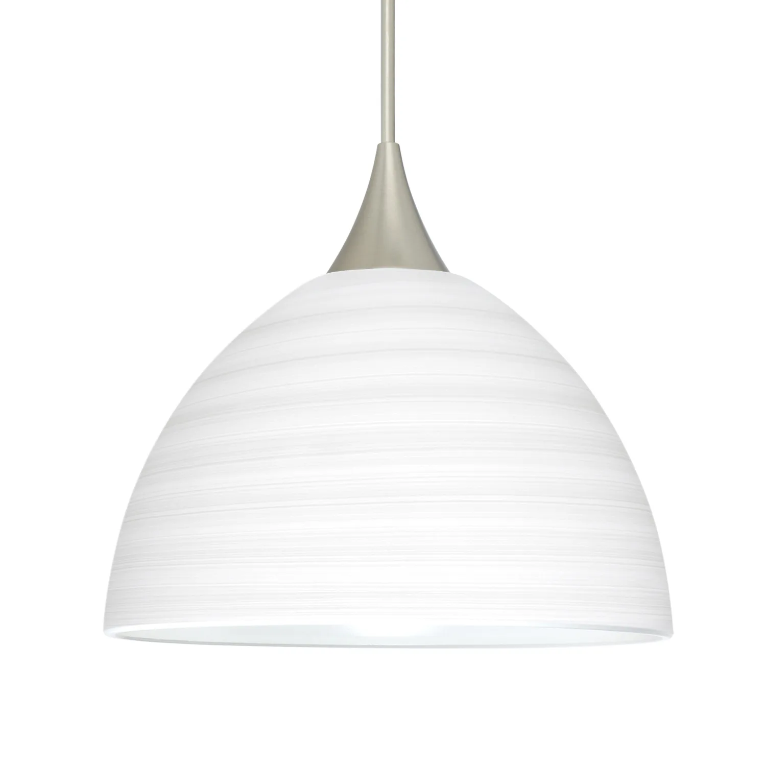 Brella Mini Pendant in Chalk Glass