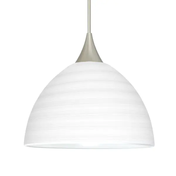 Brella Mini Pendant in Chalk Glass