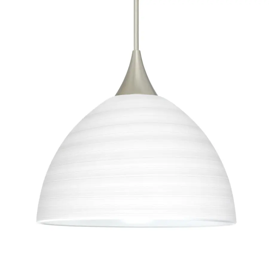 Brella Mini Pendant in Chalk Glass
