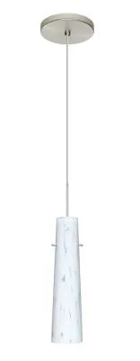 Camino One-Light Pendant in Satin Nickel