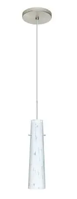 Camino One-Light Pendant in Satin Nickel