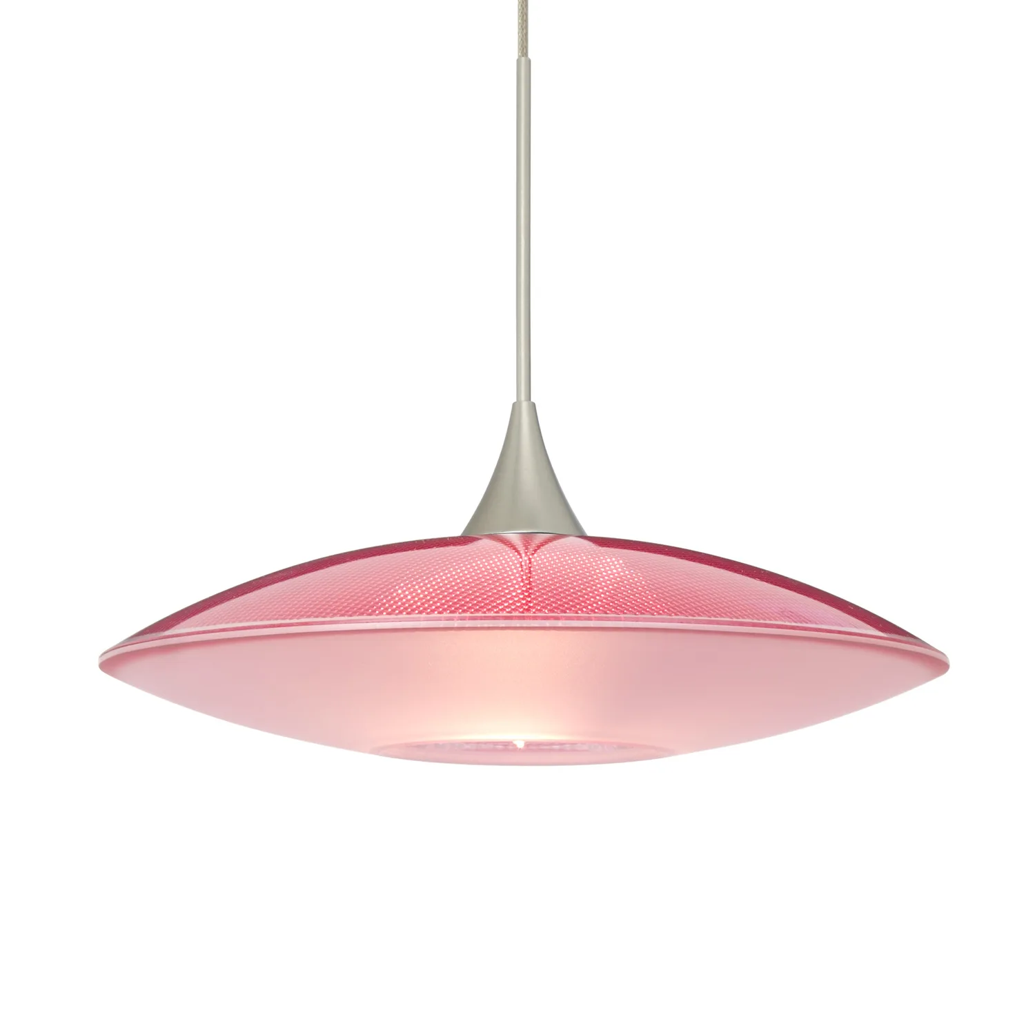 Spazio Red/Frost Mini Pendant
