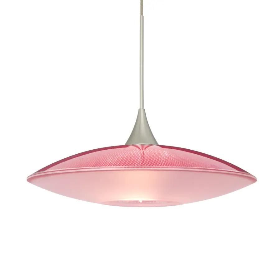 Spazio Red/Frost Mini Pendant - Image 1