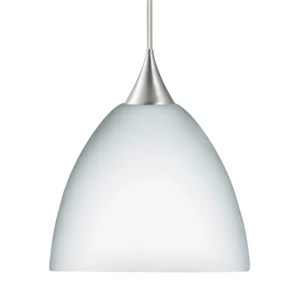 The Sasha mini pendant combines classical bell-shaped design with artisan-crafted opal glass for a soft, tranquil glow. Its etched satin finish and versatile style work beautifully in both modern and traditional spaces.