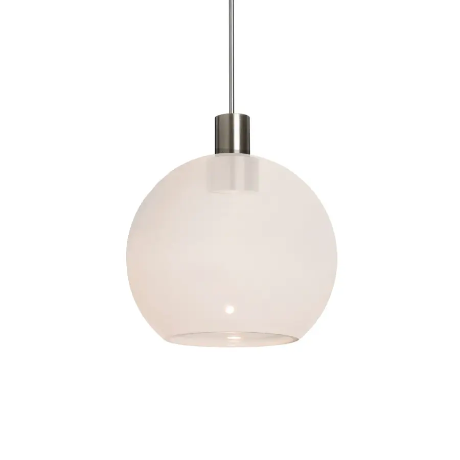 Newton 6 Milky White Mini Pendant - Image 1