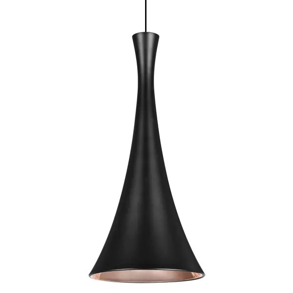Rondo LED Pendant in Matte Black