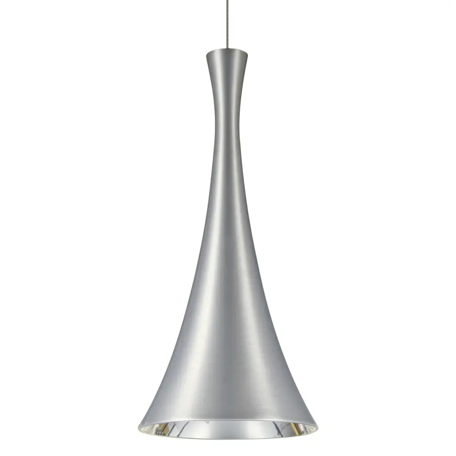Rondo LED Mini Pendant in Satin Nickel
