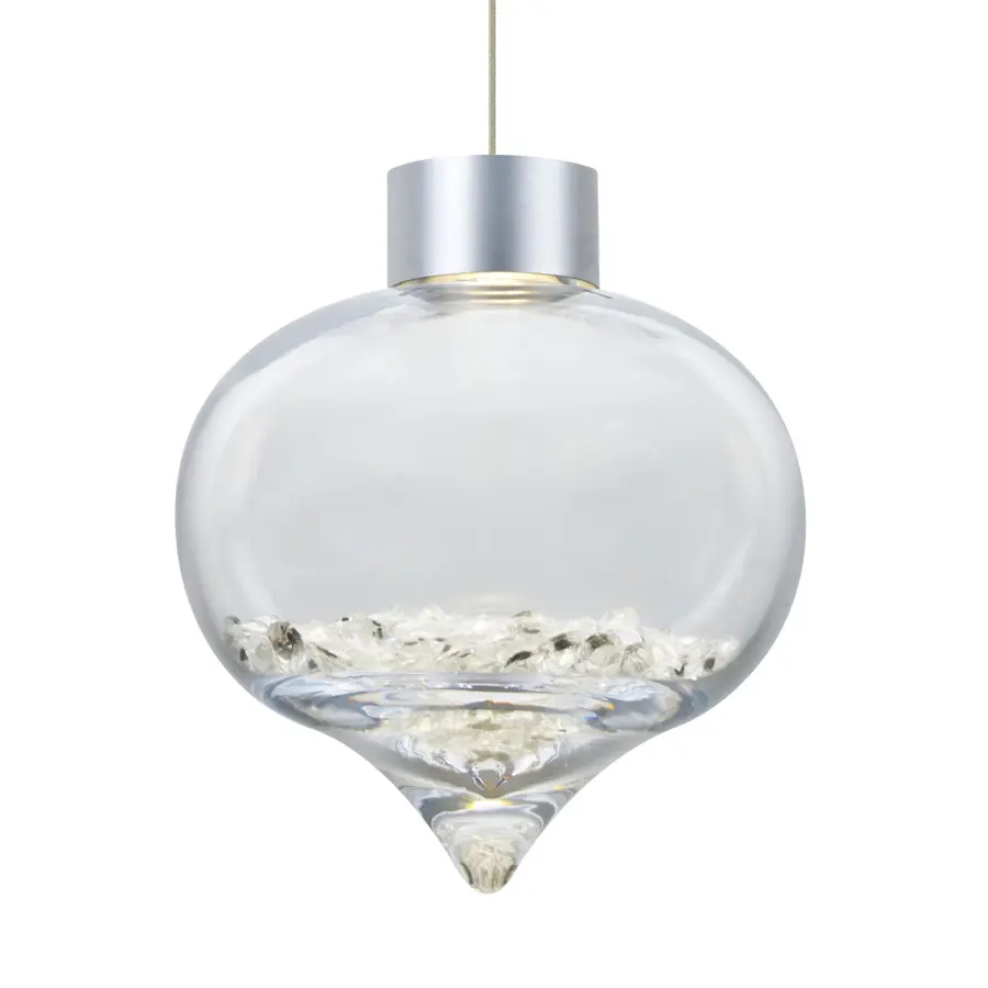 Terra LED Mini Pendant - Clear Crystal