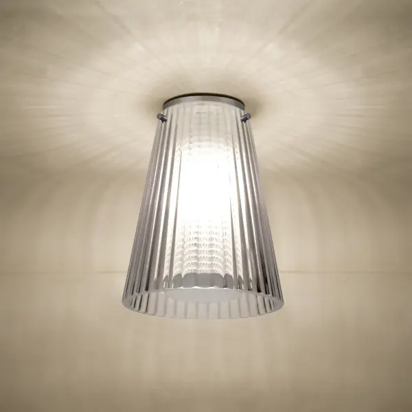 Dion Clear Fluted Glass Pendant