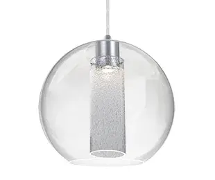 Eli Double Layer Bubble Glass Pendant