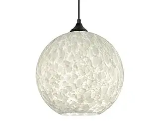The Coco pendant features a timeless blown glass globe shade with neutral styling that complements any outdoor space. Available in multiple sizes with flexible lamping options for customized illumination.