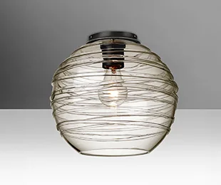 Wave 10 Semi-Flush Mount