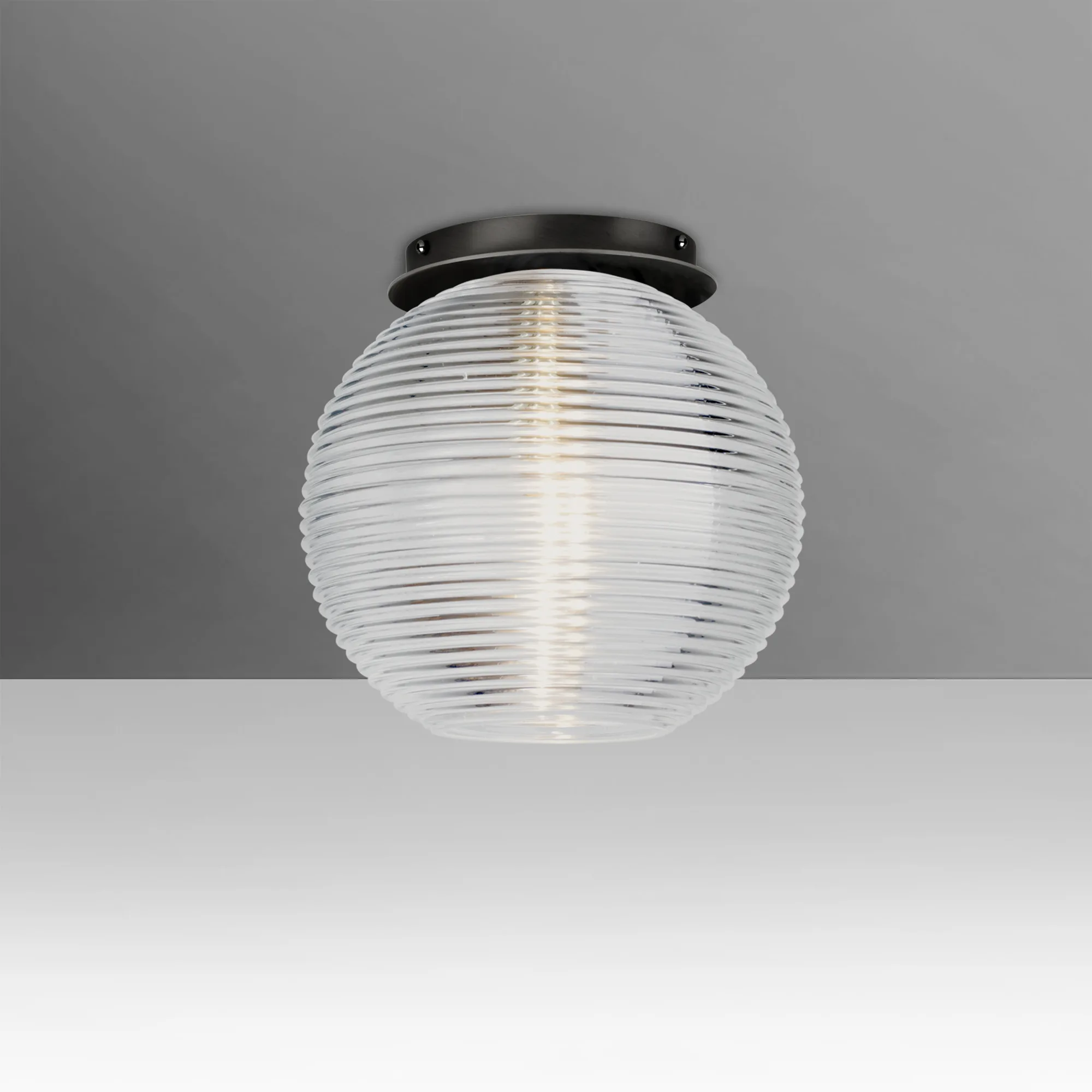 Kristall 8 Clear Glass Globe Pendant