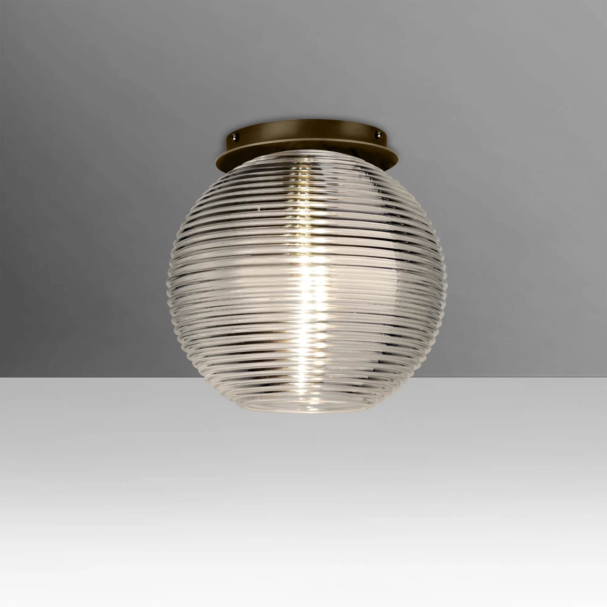 Kristall 8 Pendant in Trans-Smoke Glass
