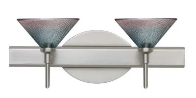 Kona 2-Light Wall Sconce in Satin Nickel