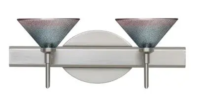 Kona 2-Light Wall Sconce in Satin Nickel