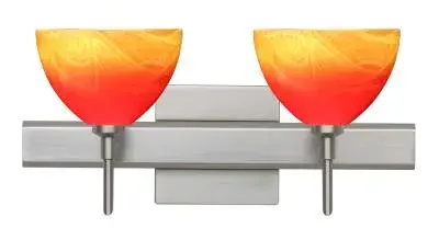 In Satin Nickel by  Besa from the Brella collection.